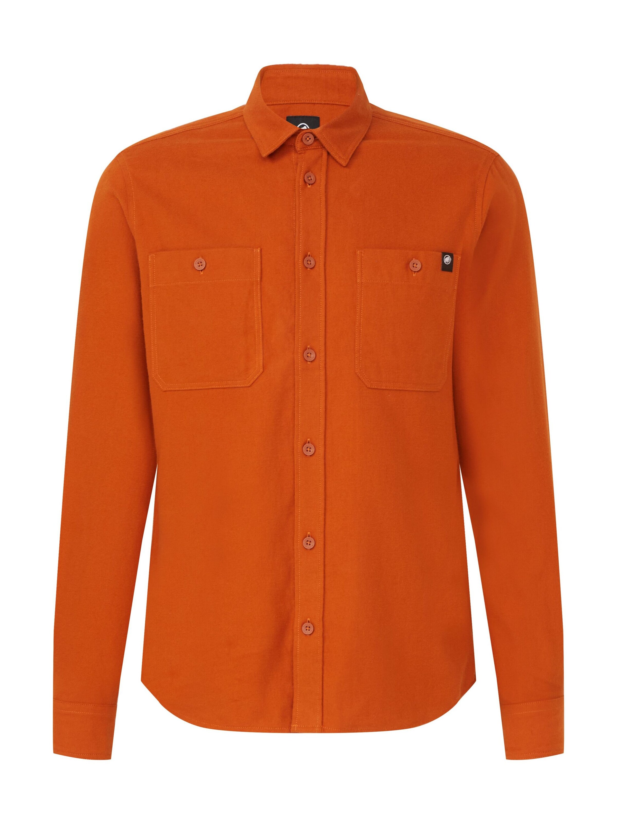 MAMMUT Regular Fit Hemd  ‘Alvra' in Braun: Vorderseite