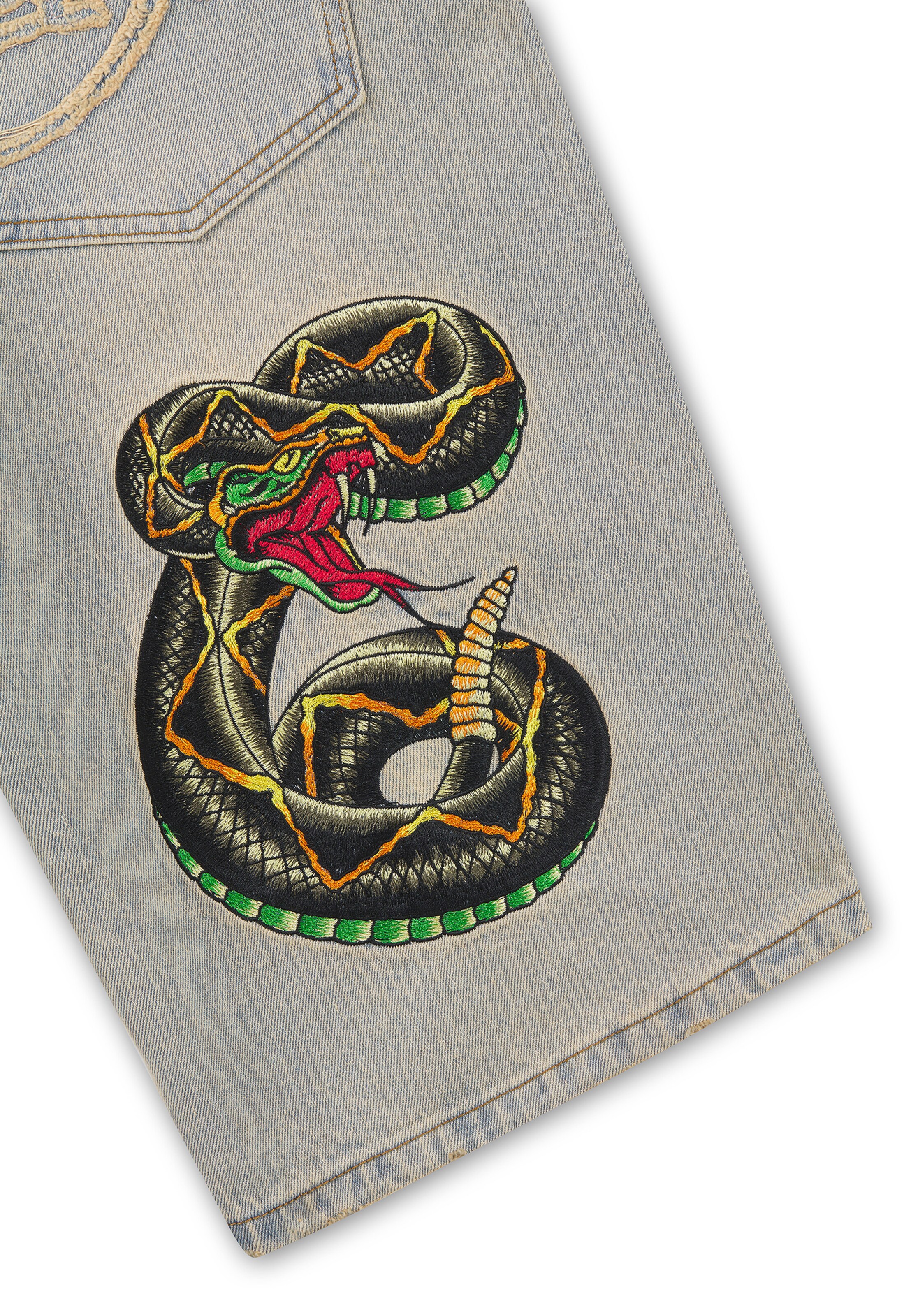 Ed Hardy Широка кройка Дънки в синьо