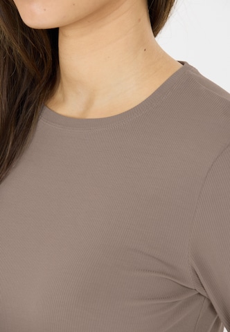 Athlecia Functioneel shirt in Bruin