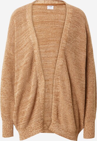 Cotton On Knit Cardigan in Brown: front