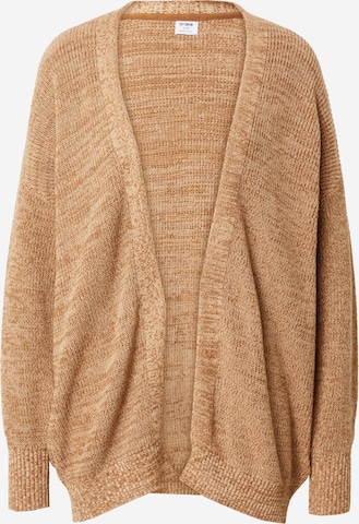 Cotton On Knit Cardigan in Brown: front