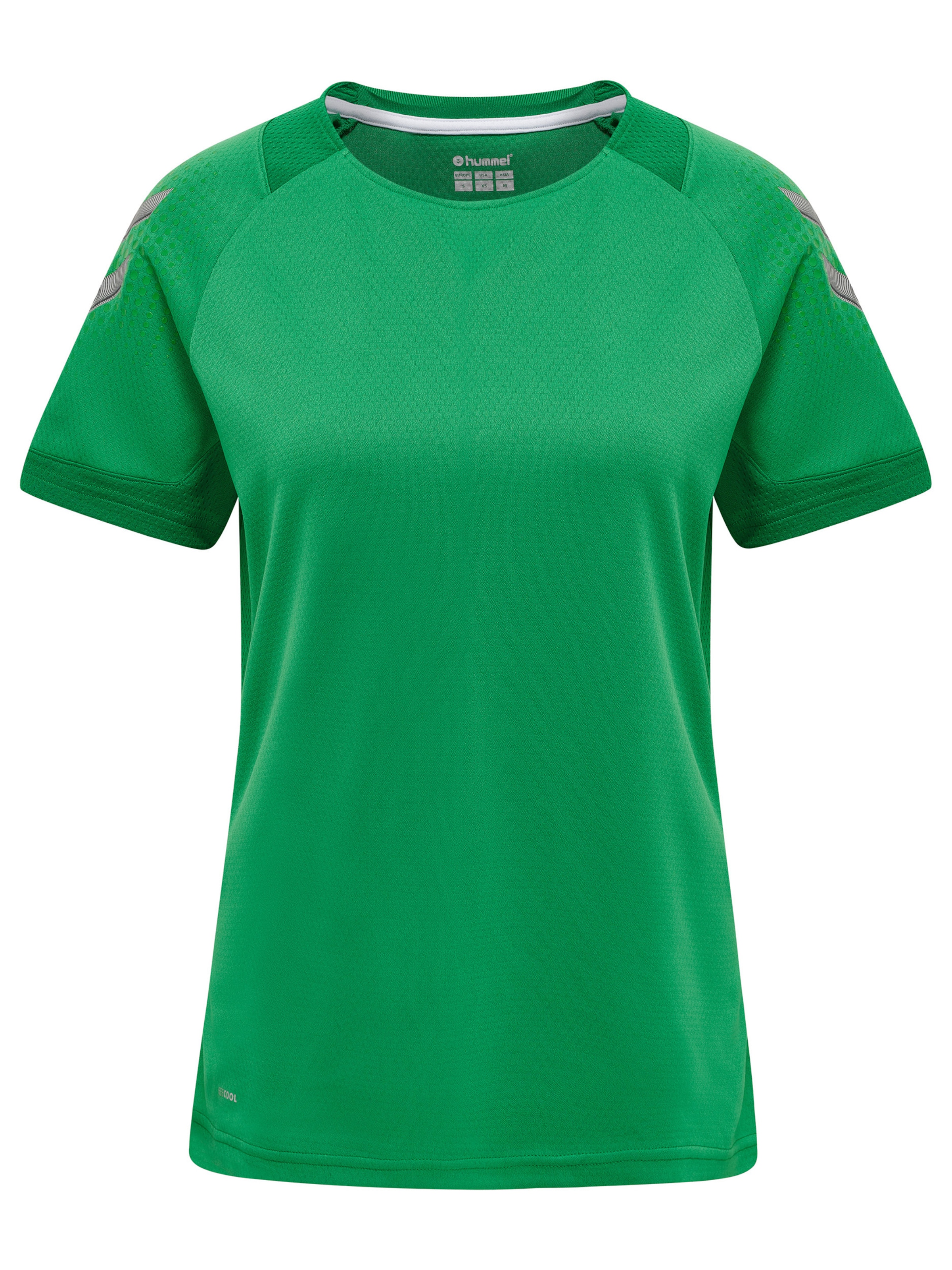 Hummel Functioneel shirt 'Lead' in Groen: voorkant