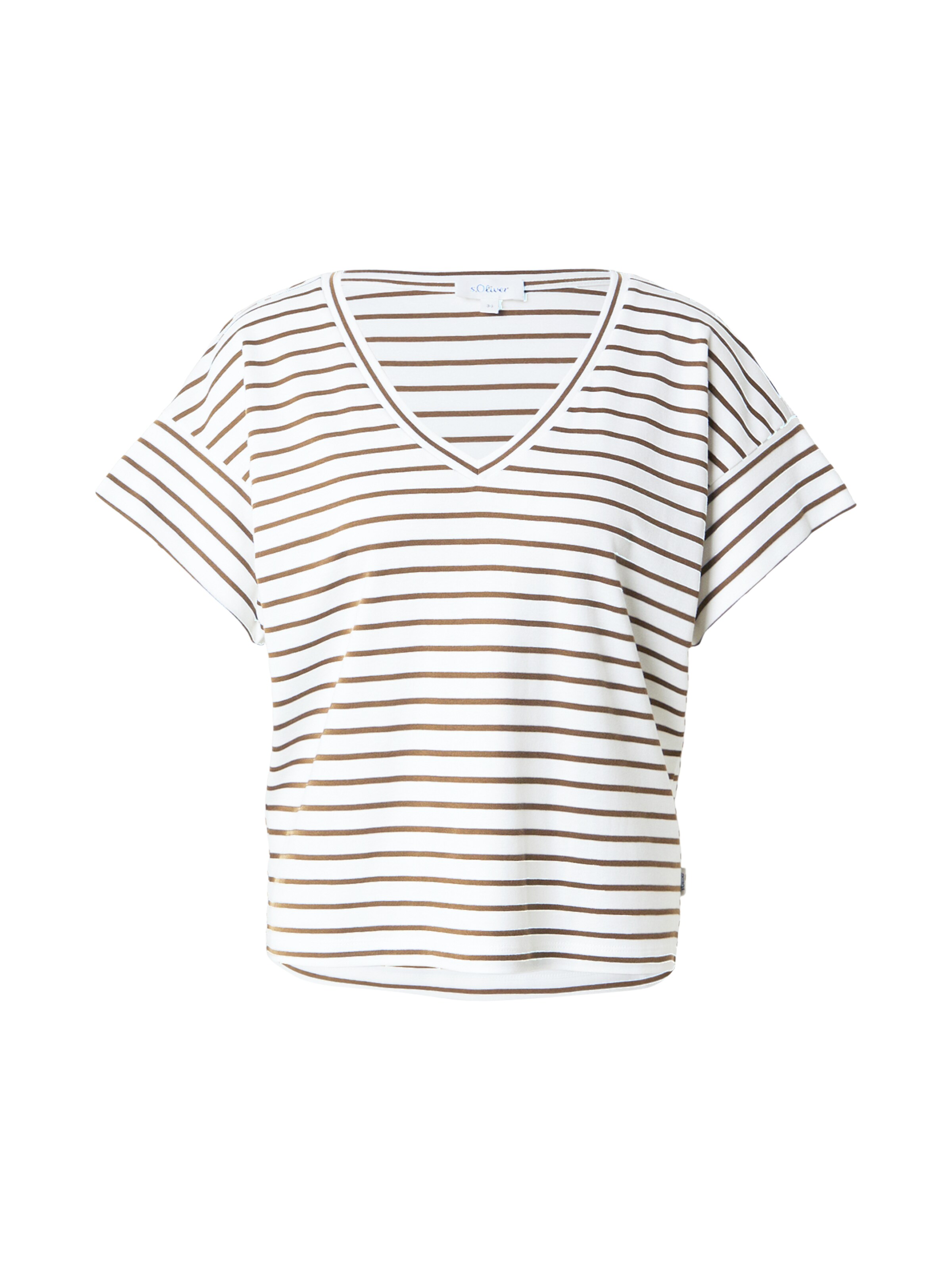 s.Oliver T-Shirt in Braun: Vorderseite