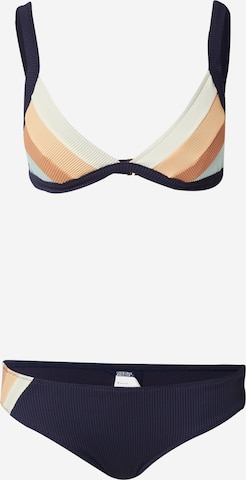 RIP CURL Triangle Bikini in Blue: front