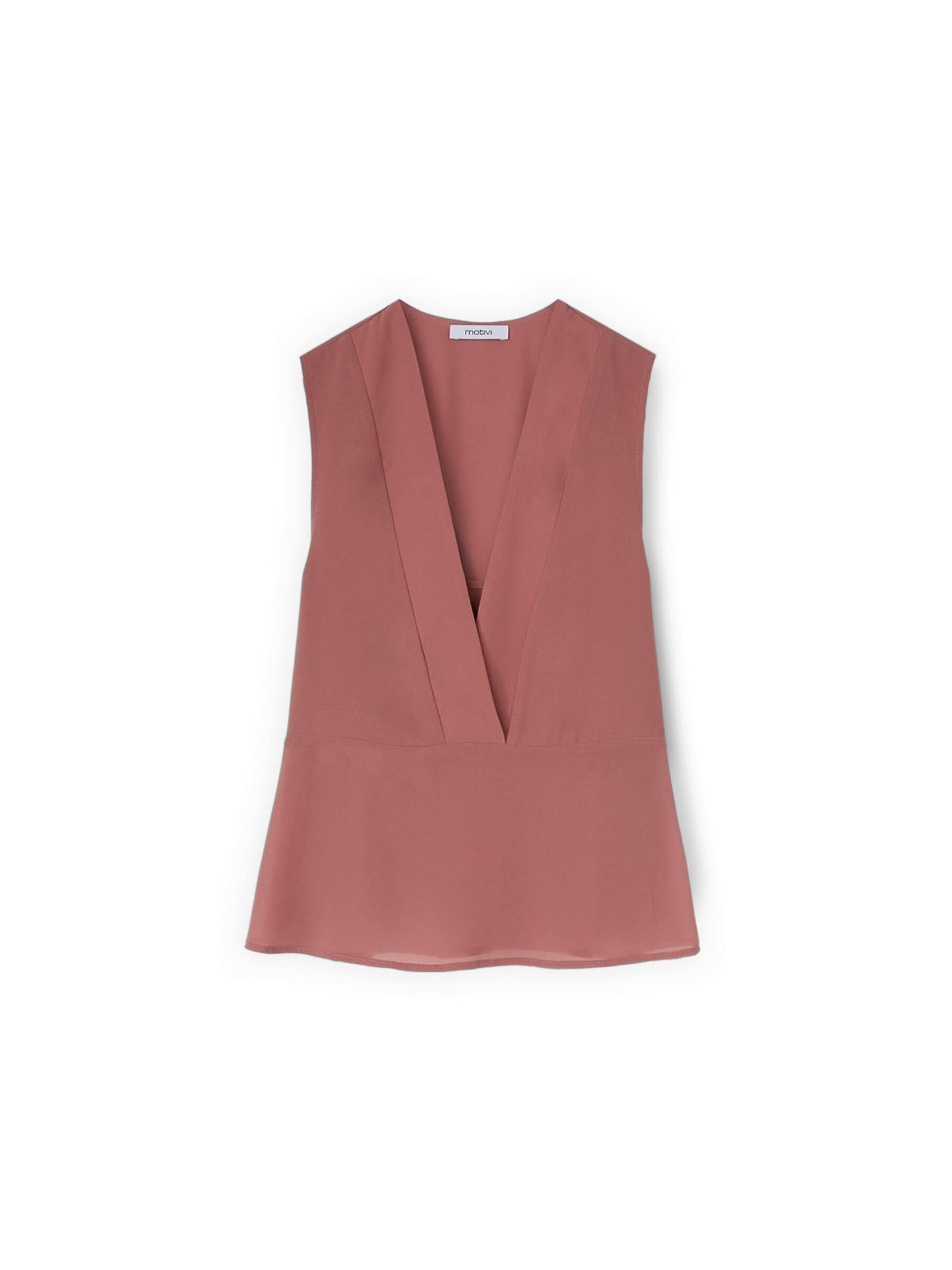 MOTIVI Top in Roze: voorkant