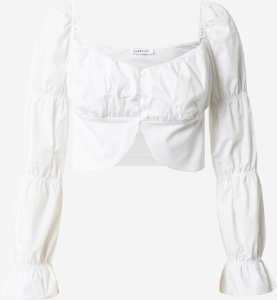Femme Luxe Блуза 'PERLA' в бяло, Преглед на продукта
