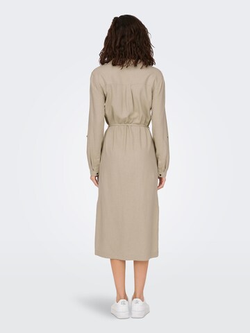 ONLY Shirt Dress 'Caro' in Brown