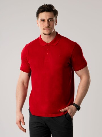 PANTONECLO Shirt 'Pantoneclo Men’s Polo Shirt' in Red: front
