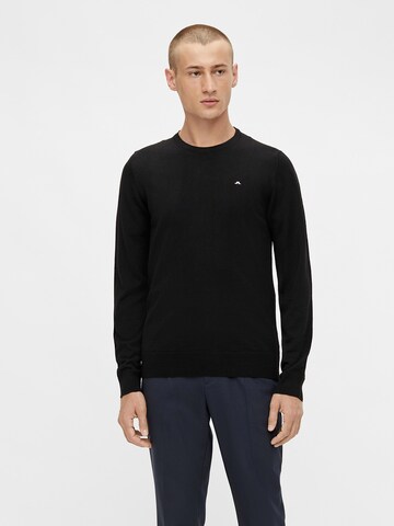 J.Lindeberg Pullover 'Lyle' in Schwarz: predná strana