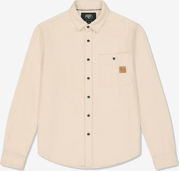 Le Temps Des Cerises Overhemd 'REJU' in Beige: voorkant