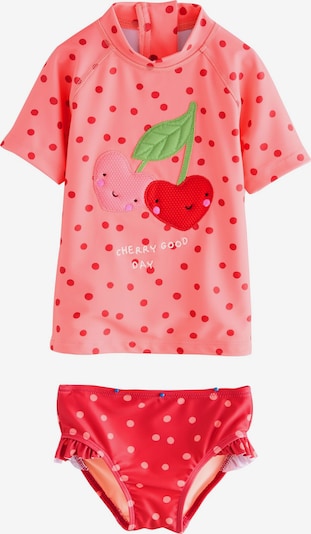 98 dydžio UV apsauga iš Next, spalva – šviesiai žalia / vyšninė spalva / pastelinė raudona / balta, Prekių apžvalga
