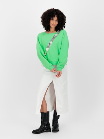 Alife and KickinSweater majica 'TeonaAK' - zelena boja
