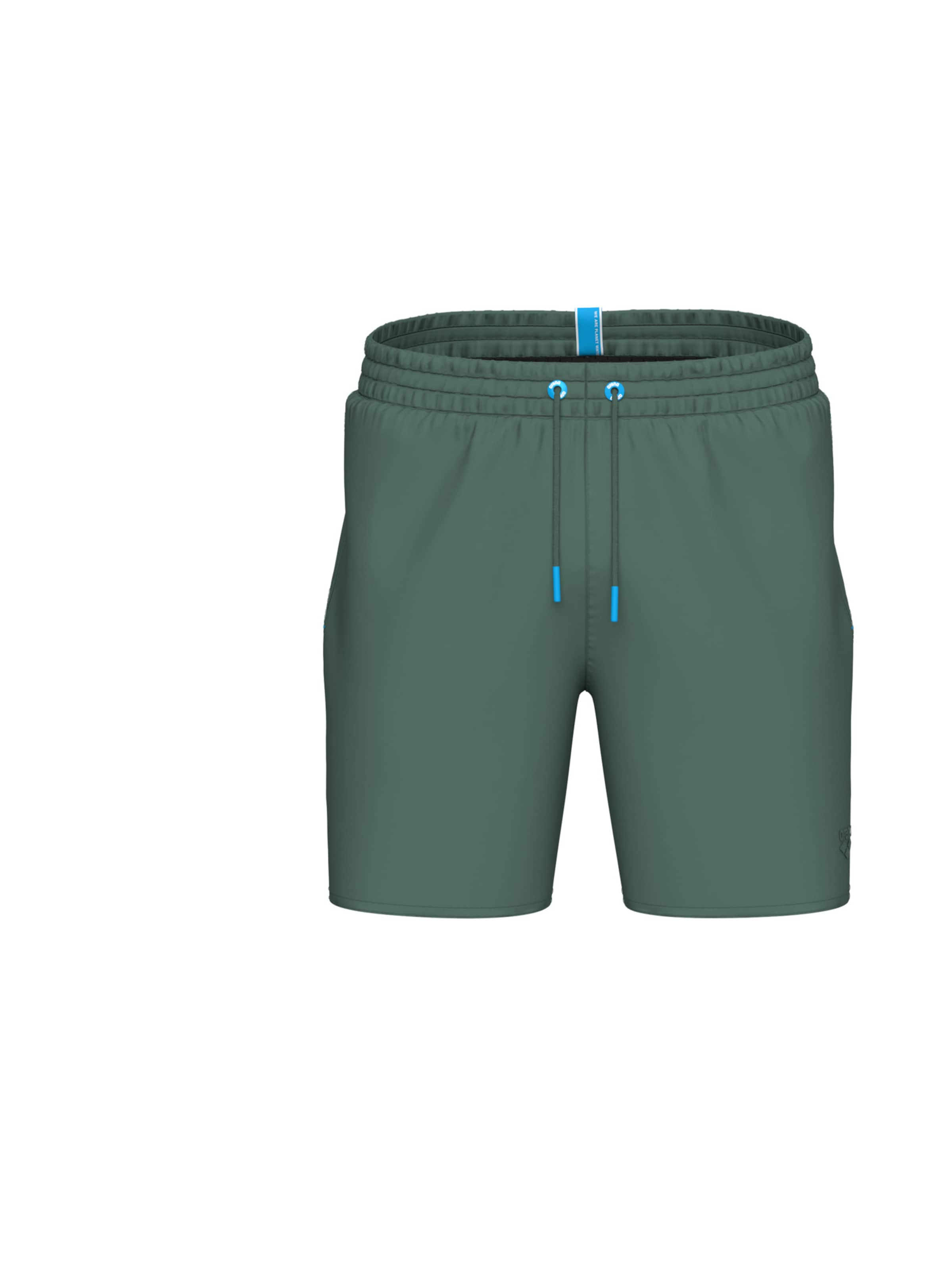 Shorts de bain 'BEACH BOXER SOLID' ARENA en vert : devant