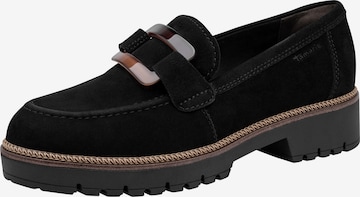 Chaussure basse Tamaris en noir : devant