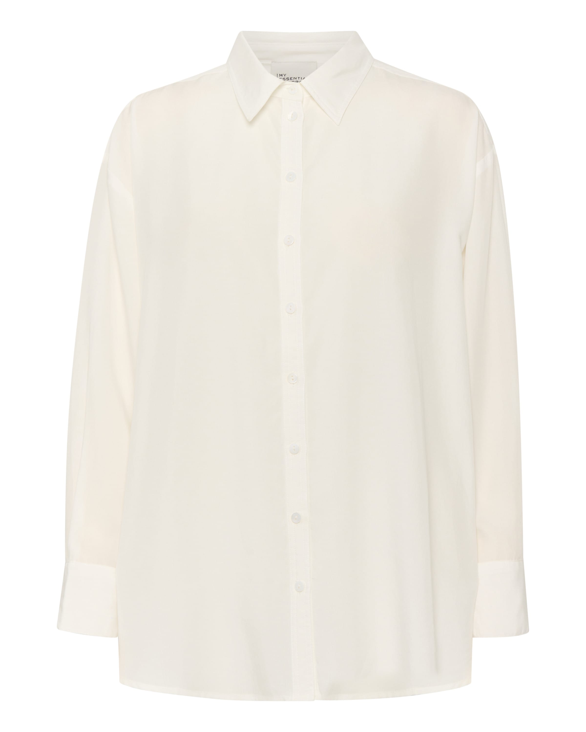 Camicia da donna My Essential Wardrobe di colore bianco lana, Visualizzazione prodotti