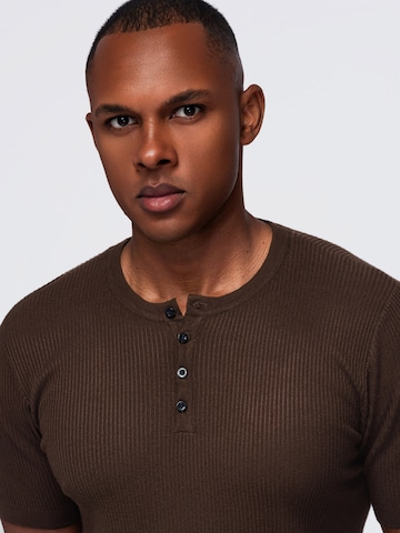 Ombre - Camiseta en marrón