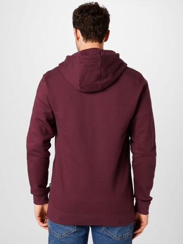 VANS Regular fit Zip-Up Hoodie in Red