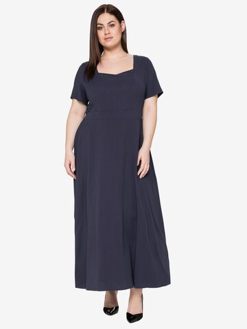 SHEEGO Abendkleid in Blau: predná strana