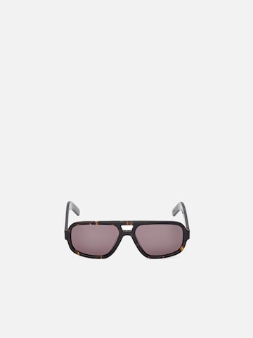ADIDAS ORIGINALS Sunglasses 'Adidas Originals OR0134 Shiny blue 55/16/145 MAN Sunglasses' in Brown: front