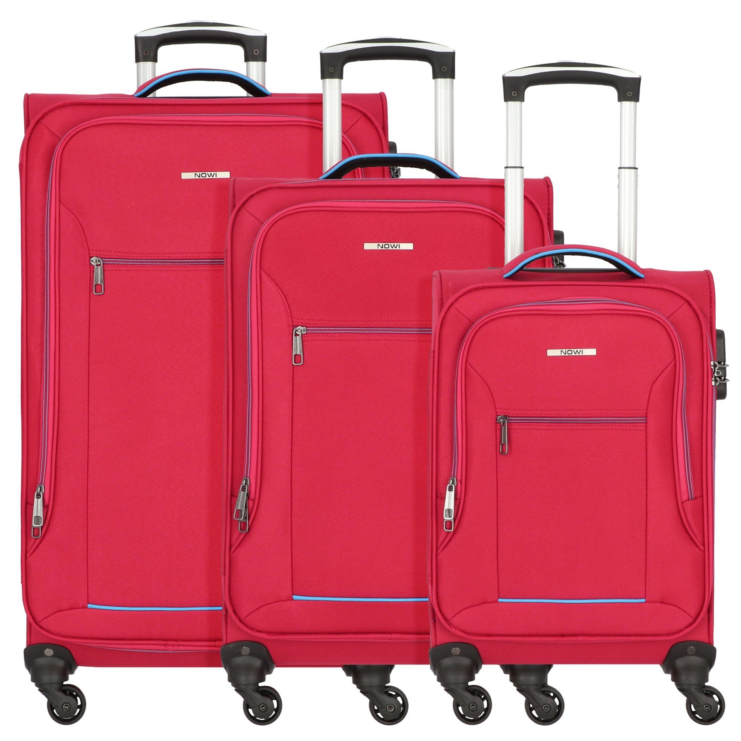 Set di valigie 'Sevilla' di Nowi in rosa: frontale