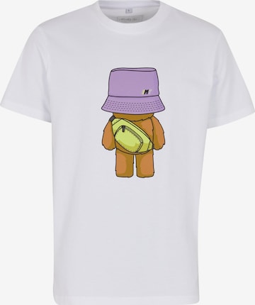 Mister Tee Póló 'Bear' - fehér: elől