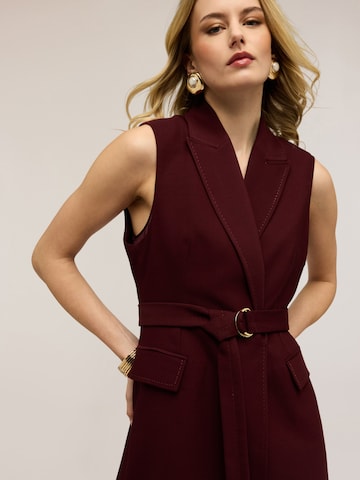 Gilet de costume MOTIVI en rouge