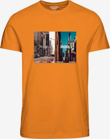 JACK & JONES Tričko – oranžová: přední strana