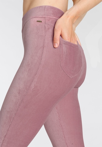 LASCANA - Skinny Leggings em rosa