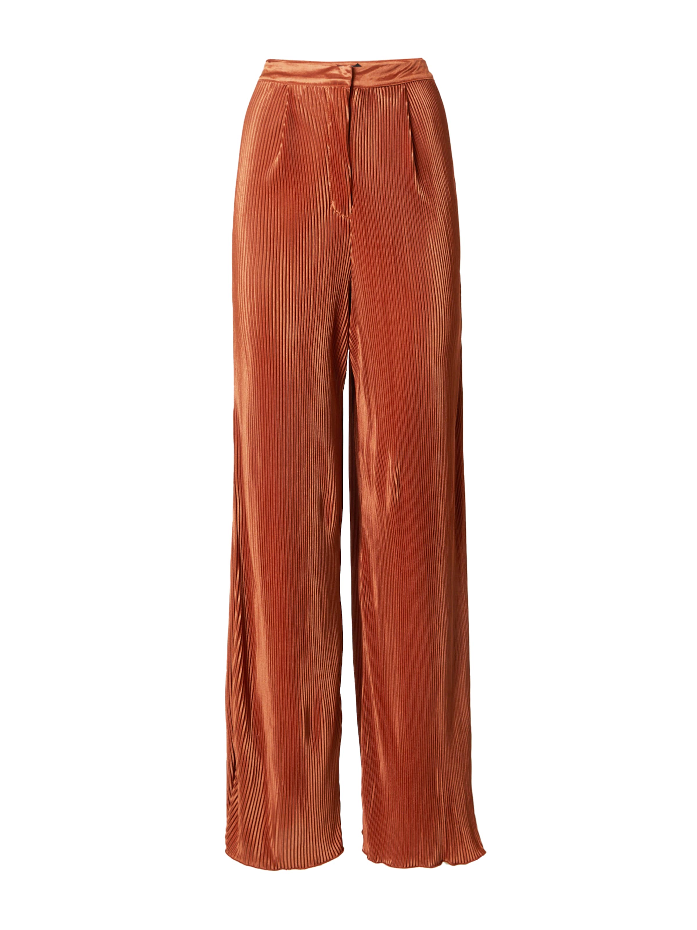 Wide Leg Pantalon à pince Nasty Gal en orange : devant