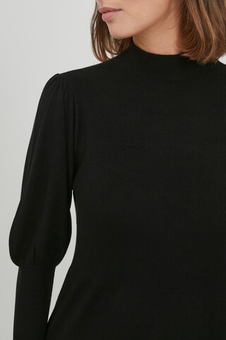 Fransa Sukienka z dzianiny 'DEDINA 4' w kolorze czarny