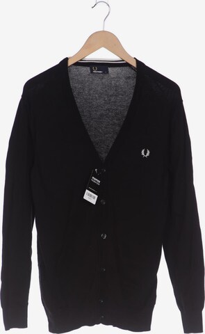 Fred Perry Sweater & Cardigan in L in Black: front