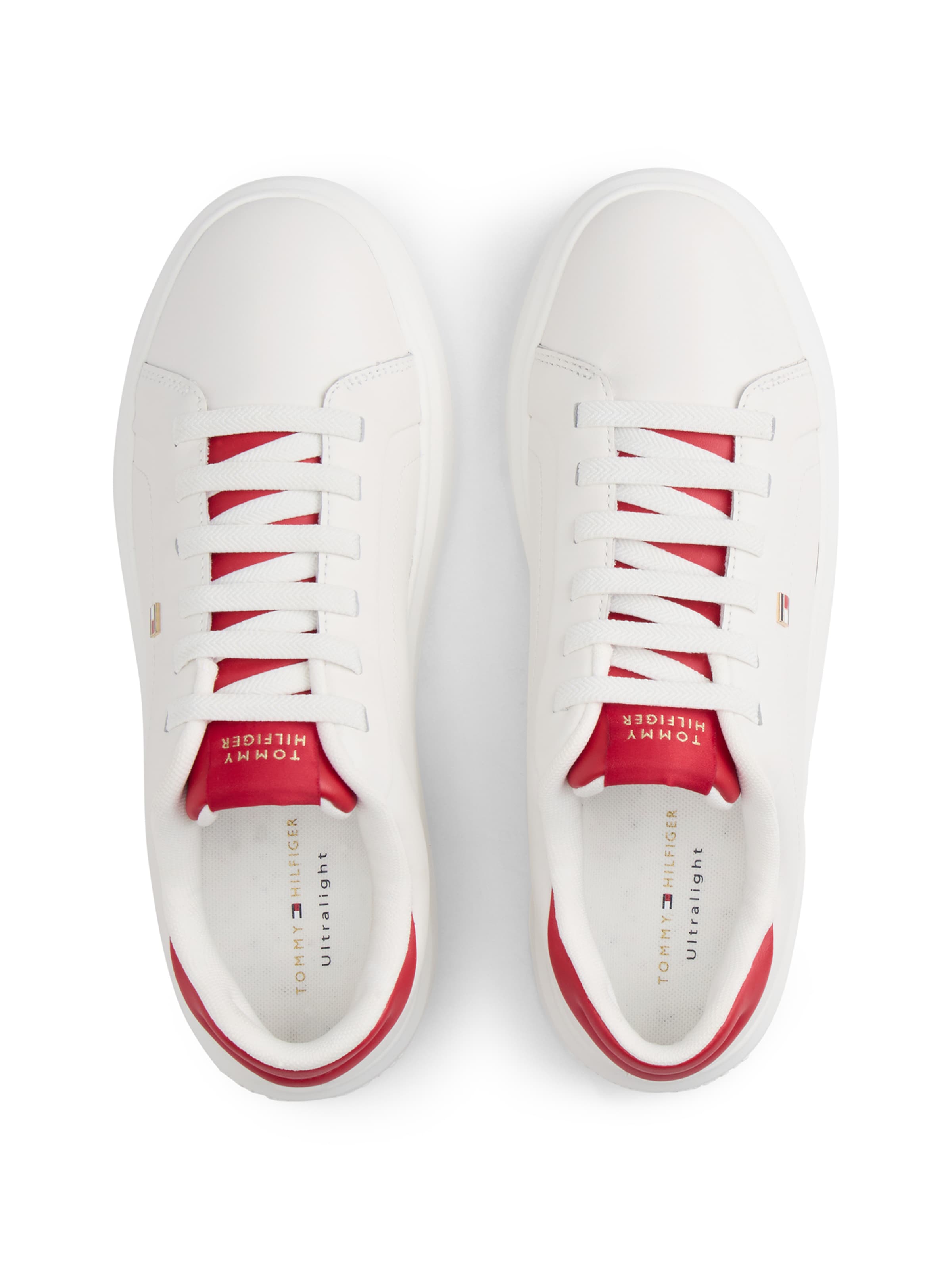 TOMMY HILFIGER Sneakersy niskie 'ICON COURT' w kolorze biały: góra