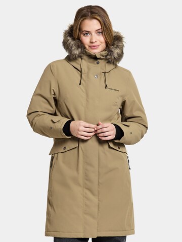 Veste outdoor 'ERIKA' Didriksons en beige : devant