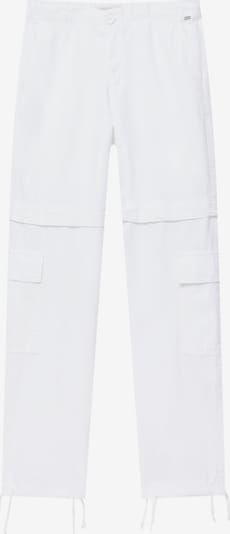 Pull&Bear Cargobroek in de kleur Wit, Productweergave
