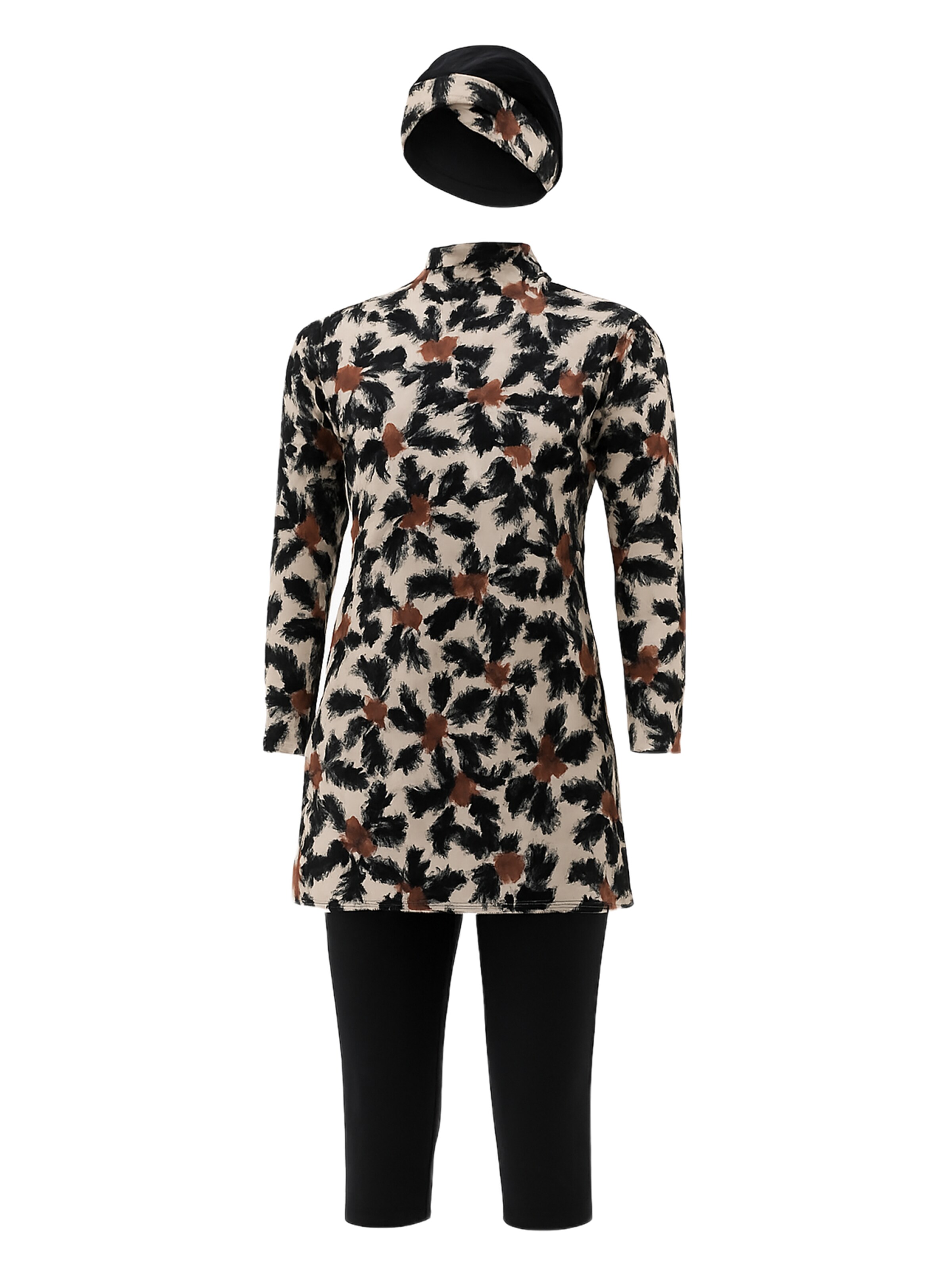 C&City Swimsuit in Black: front