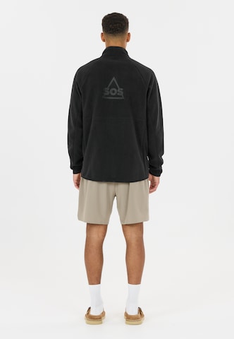 SOS Athletic fleece jacket 'Munson' in Black