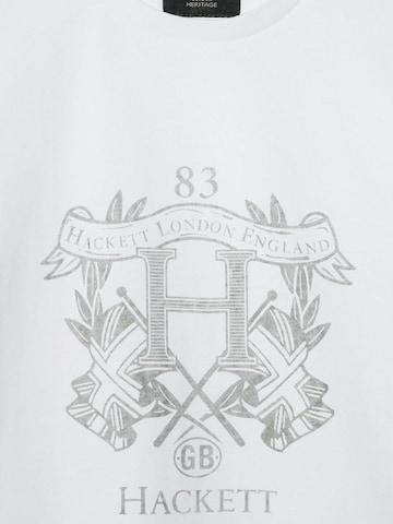 Hackett London T-Shirt 'Heritage Rally' in Weiß