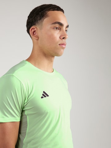 ADIDAS PERFORMANCE Funktionsshirt 'Adizero Essentials ' in Grün