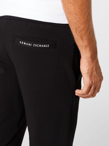 Tapered Pantaloni di ARMANI EXCHANGE in nero