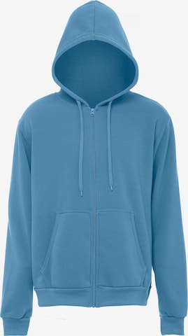 FUMO Sweat jacket in Blue: front