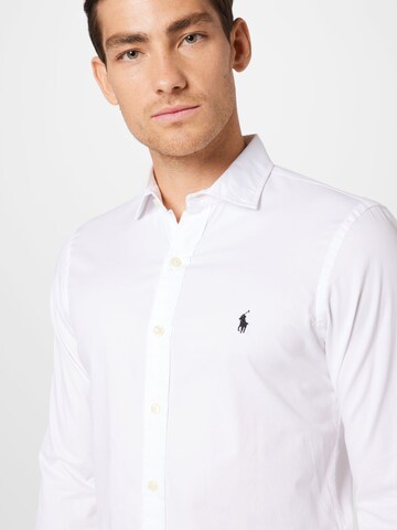 Polo Ralph Lauren Slim fit Koszula w kolorze biały