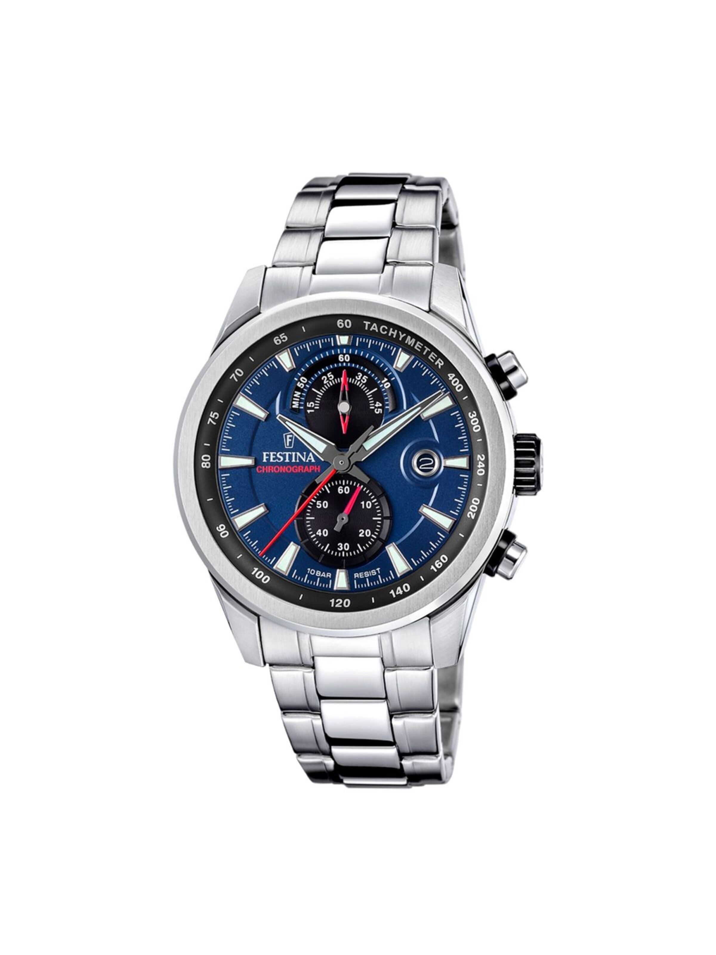 FESTINA Analoog horloge in Blauw: voorkant