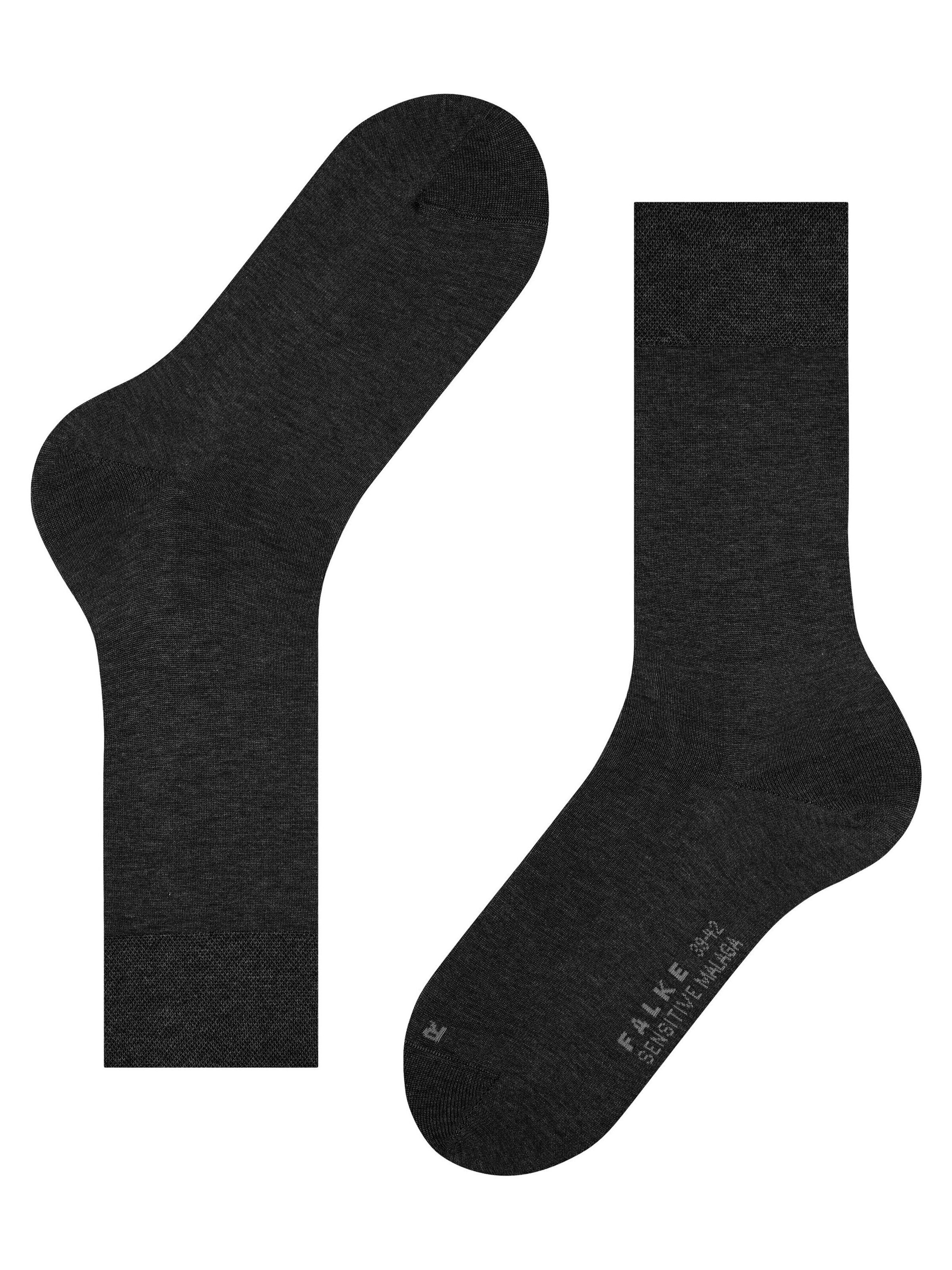 FALKE Socken 'Sensitive Malaga'‌‌‌‌‌‌‌‌‌‌ in Grau