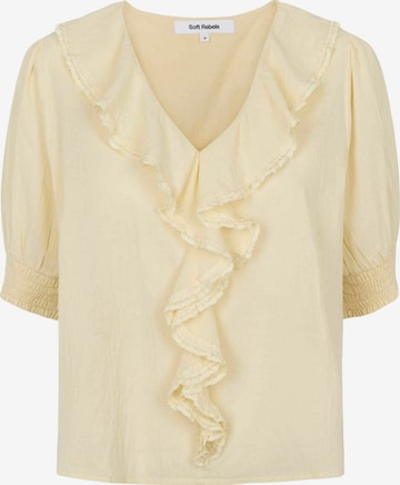 Soft Rebels Tričko ' SRTahnee ' – béžová: přední strana