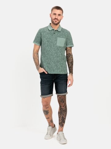 CAMEL ACTIVE Poloshirt 'Palme' in Grün
