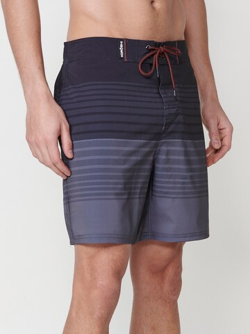 Shorts de bain KOROSHI en gris : devant