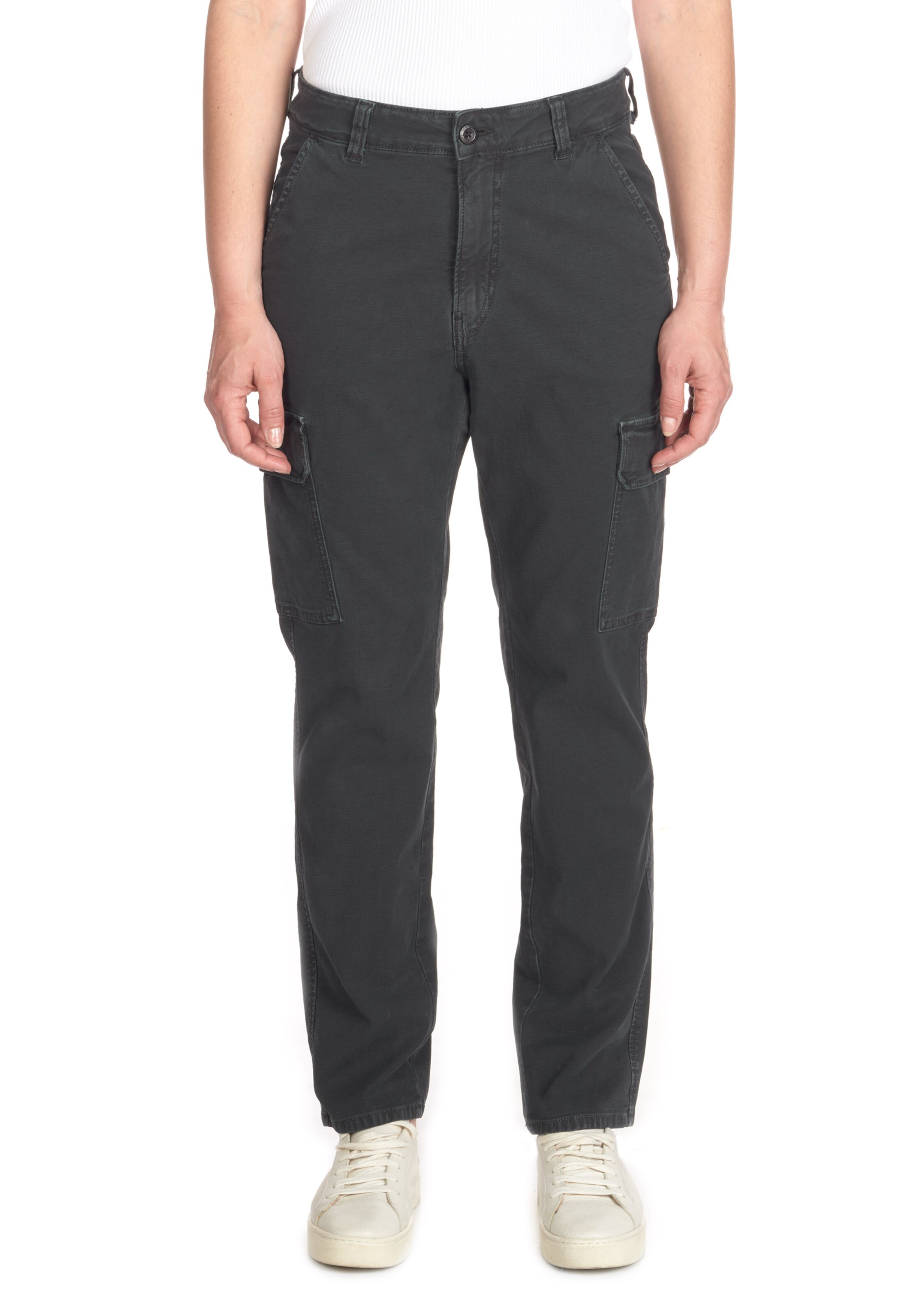 Le Temps Des Cerises Regular Cargobroek 'Castella' in Grijs: voorkant