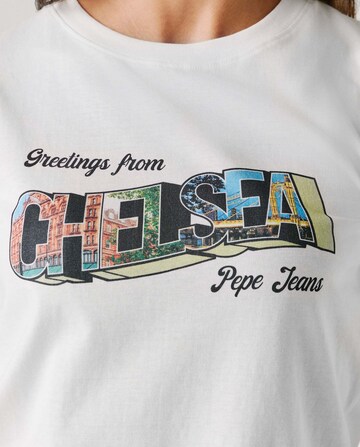 Maglietta 'Nela' di Pepe Jeans in bianco
