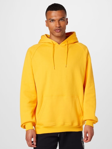 Urban Classics - Sweatshirt em amarelo: frente