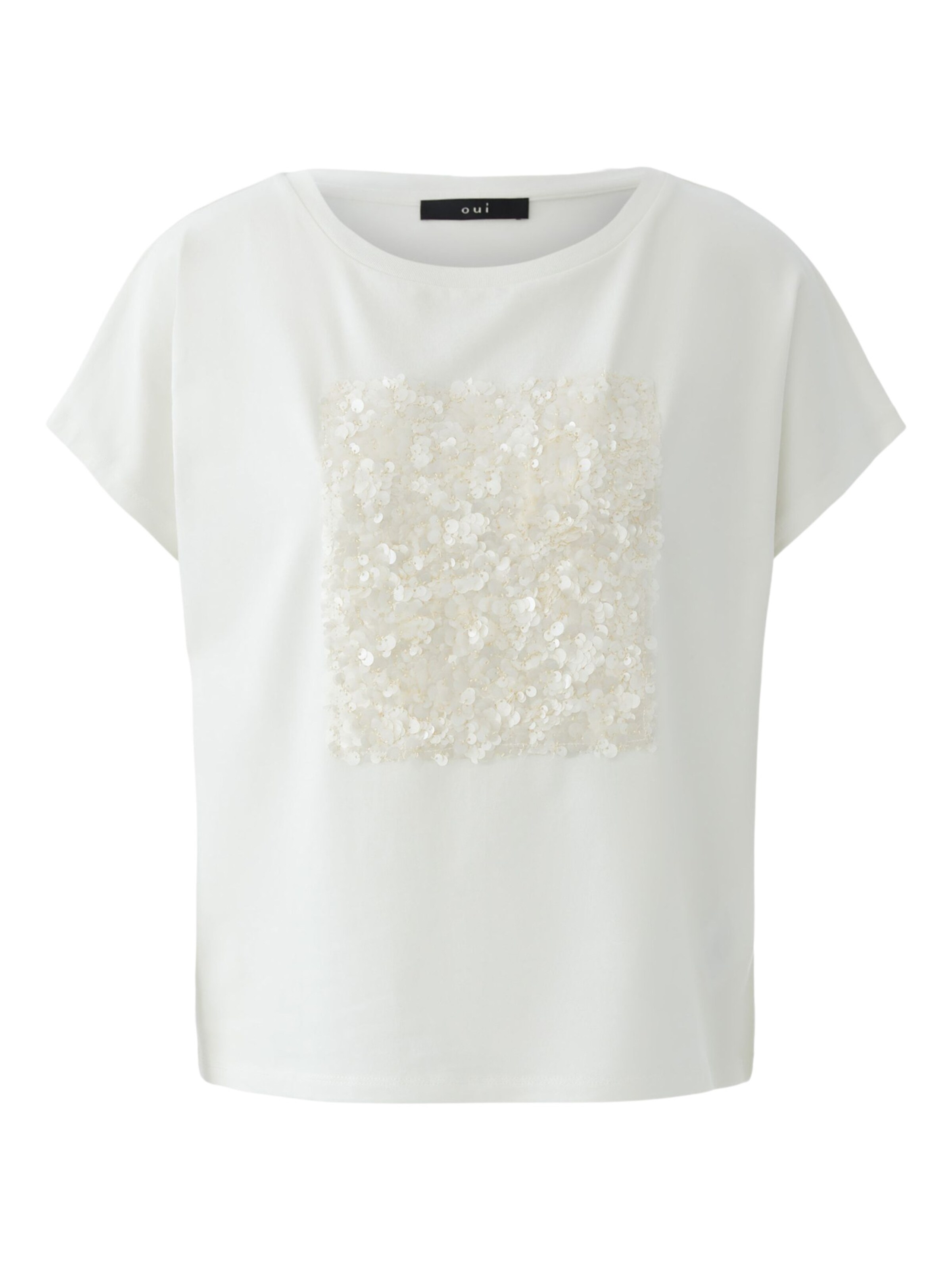 OUI T-Shirt in Weiß: Vorderseite